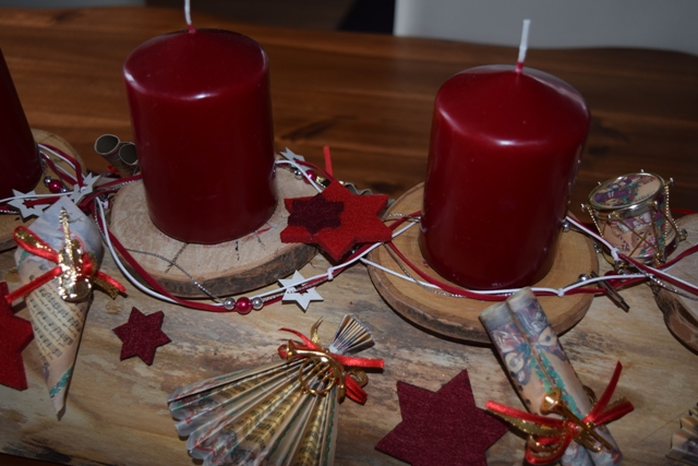 Adventskranz Holz