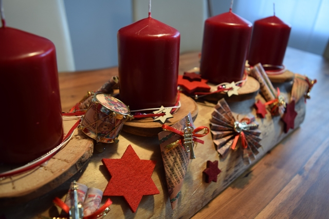 Adventskranz Holz